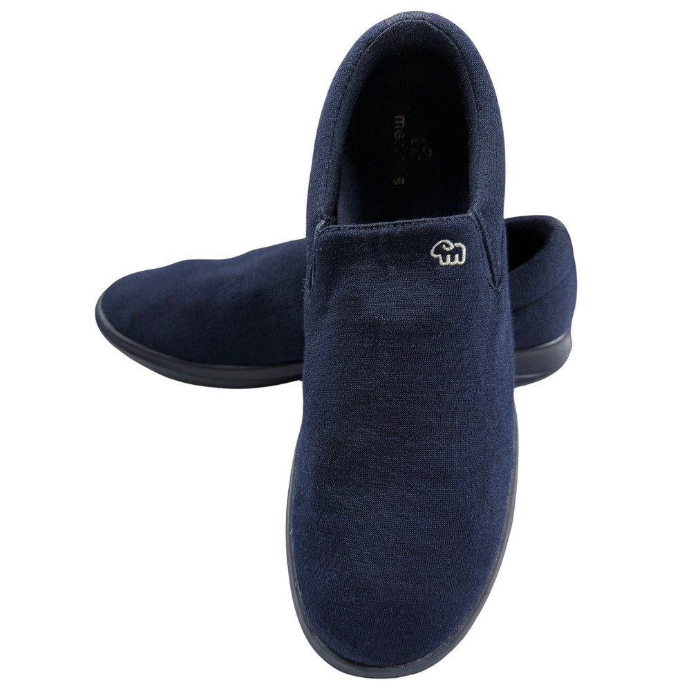 Merinos Womens Navy Blue Slip On Casual Loafers Shoes Size 10 US 41 EU